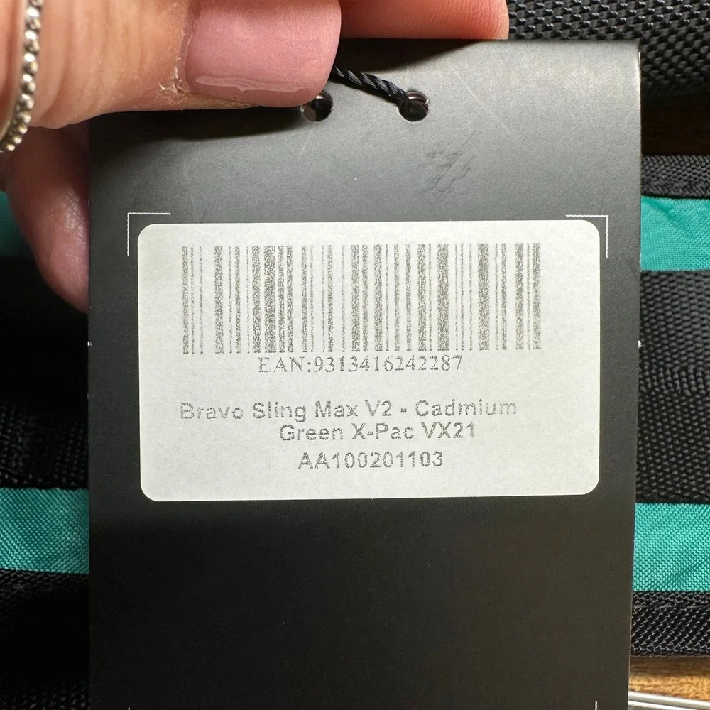NEW Alpaka Bravo Sling Max V2 Cadmium Green X-Pac VX21 Tech Laptop Bag